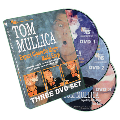 Expert Cigarette Magic Made Easy - 3 DVD Set by Tom Mullica - DV