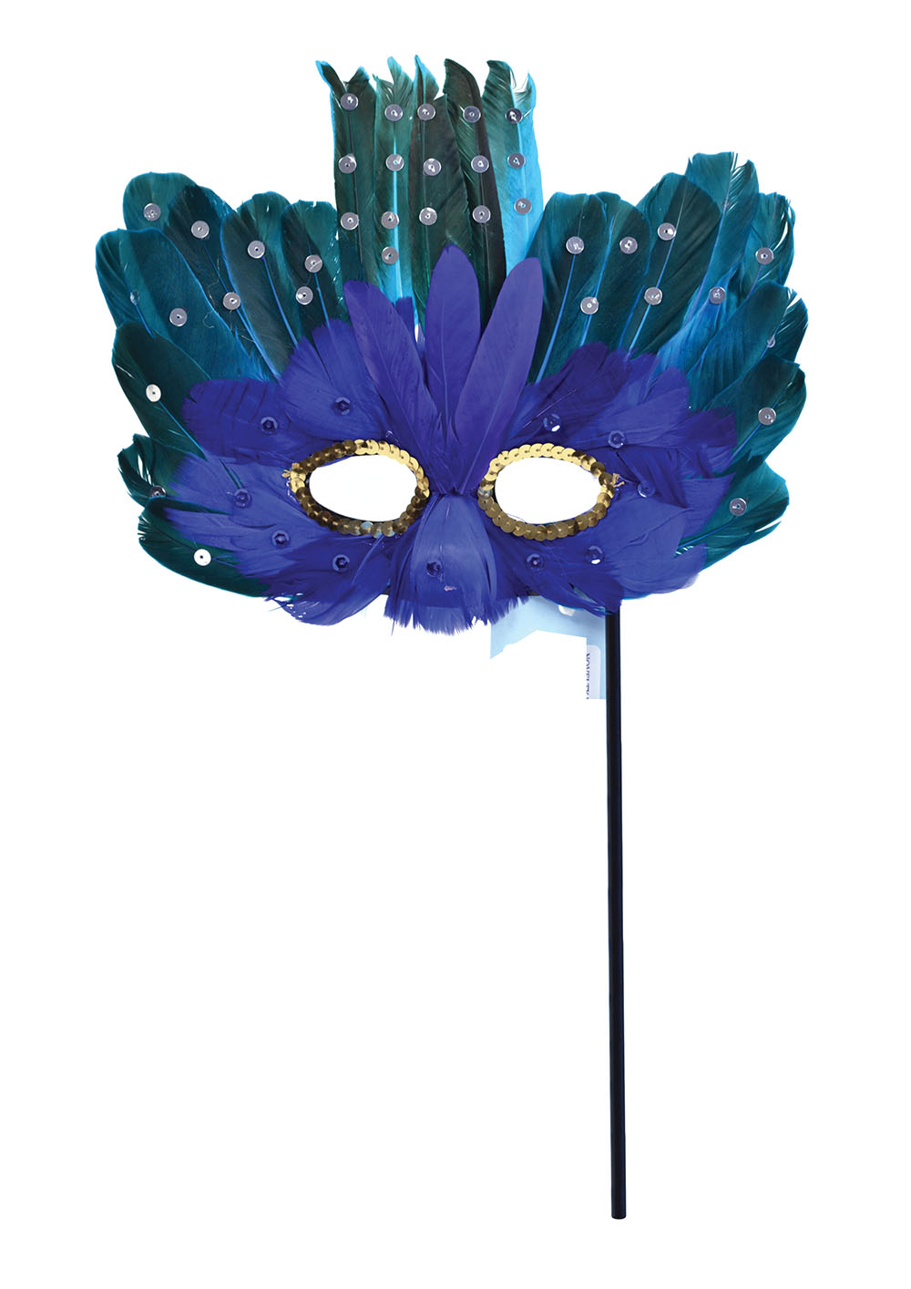 Blue/Green Feather On Stick