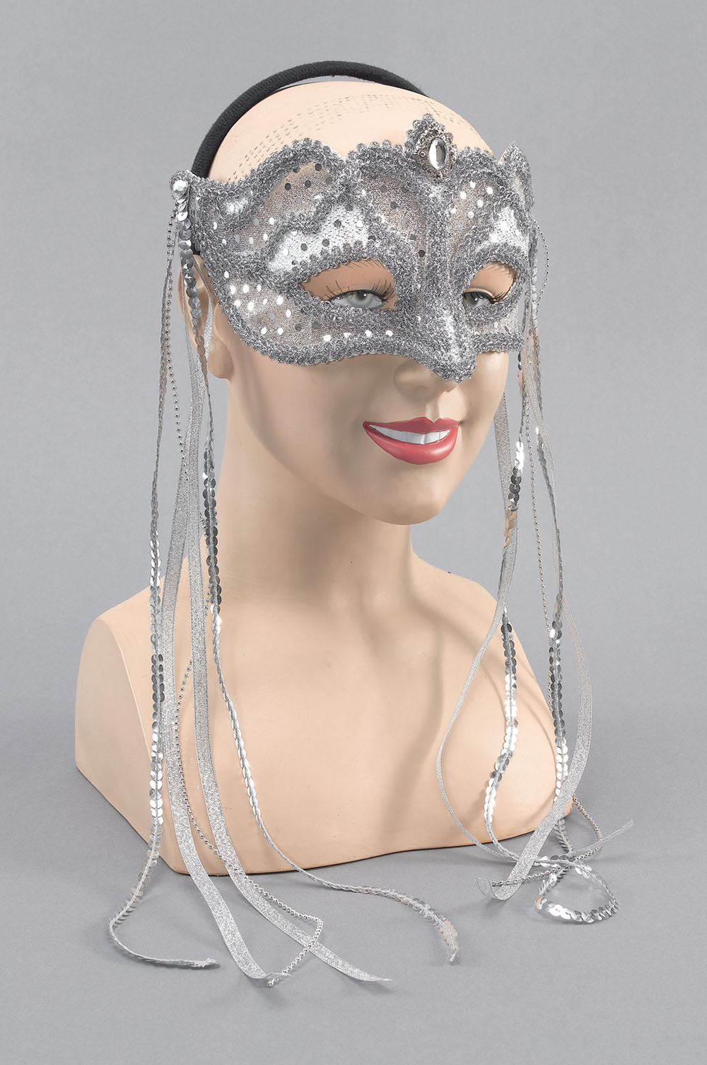 Silver Mask + Tassels (H/B)