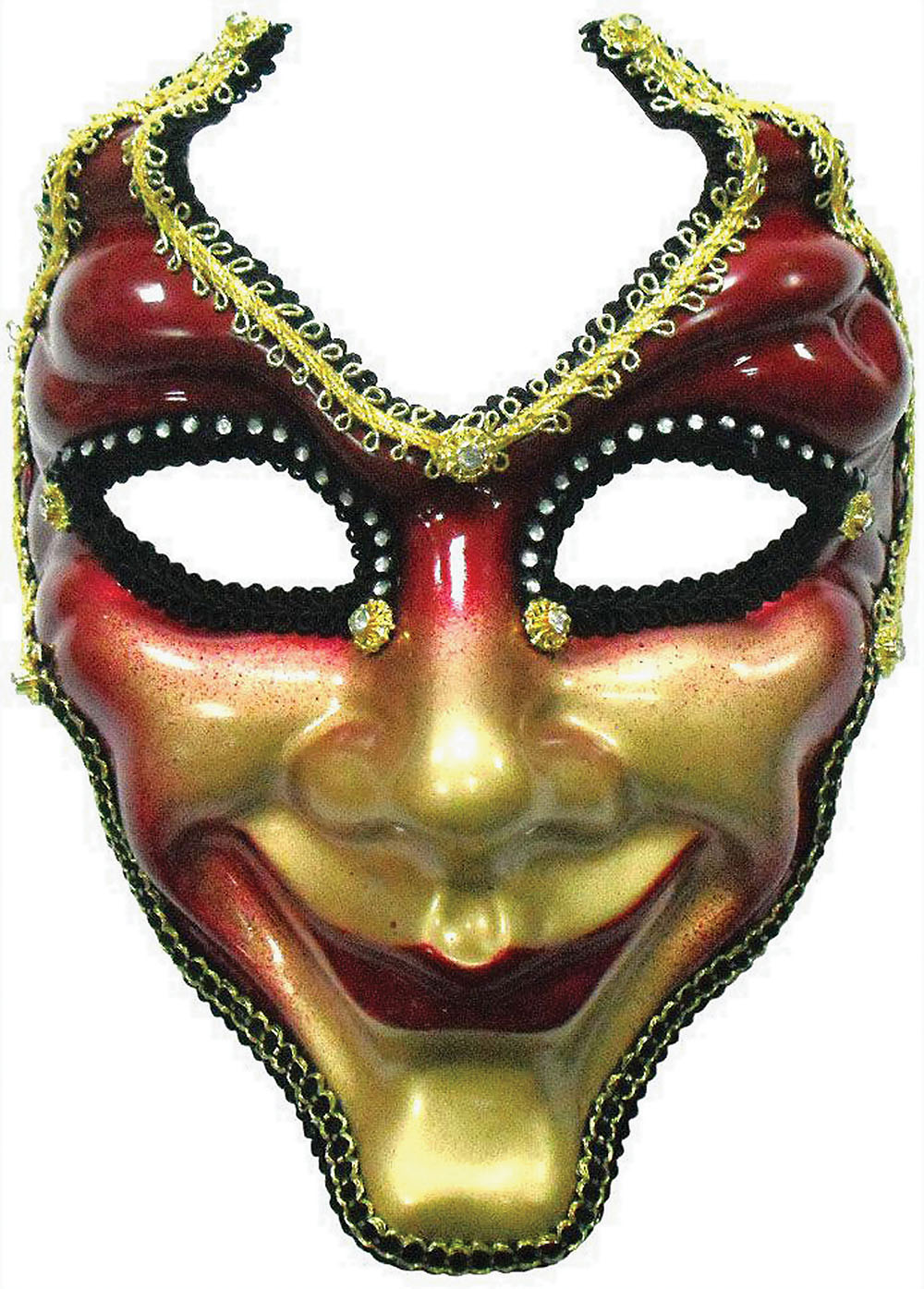 Full Face Mask. Red/Gold (H/B)