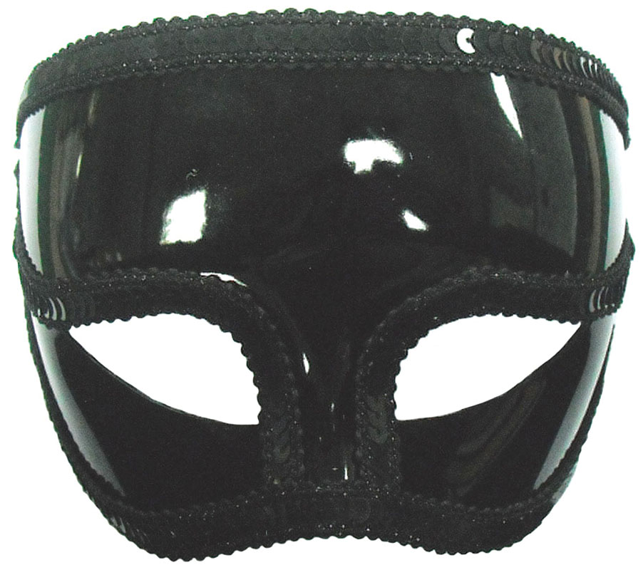 Gents Black Mask On Headband