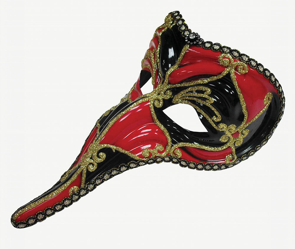 Loki Mask. Red / Black (H/B)