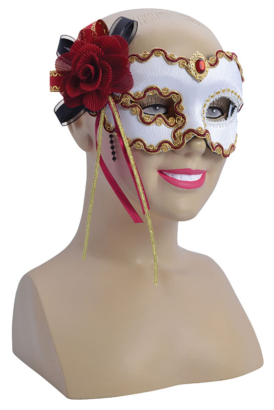 White/Gold/Red Rose Decoration (G/F)