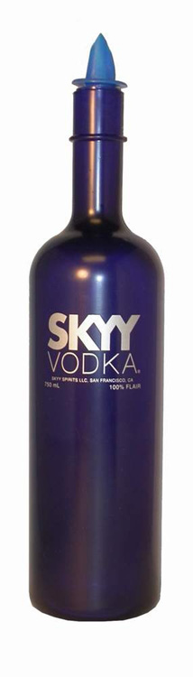 750ml SKYY Vodka Flairco Bottle 750ml SKYY Vodka Flairco Bottle