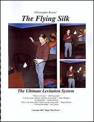 Flying Silk book with thread by Christopher Brent