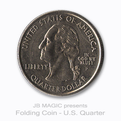 Folding Coin (US Quarter, Single Cut) - Trick