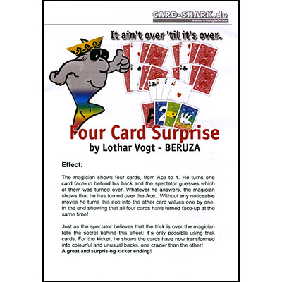 Four Card Surprise by Lothar Vogt - Trick