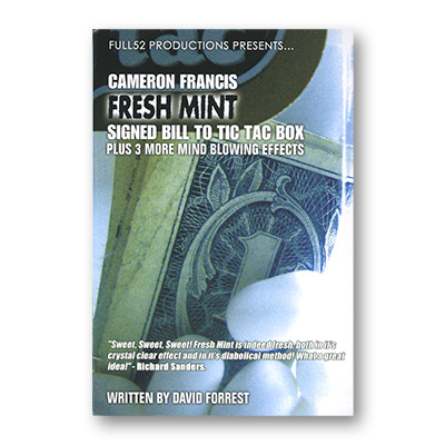 Fresh Mint by Cameron Francis - Book