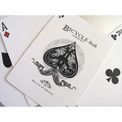 Bicycle Poker Ghost Deck