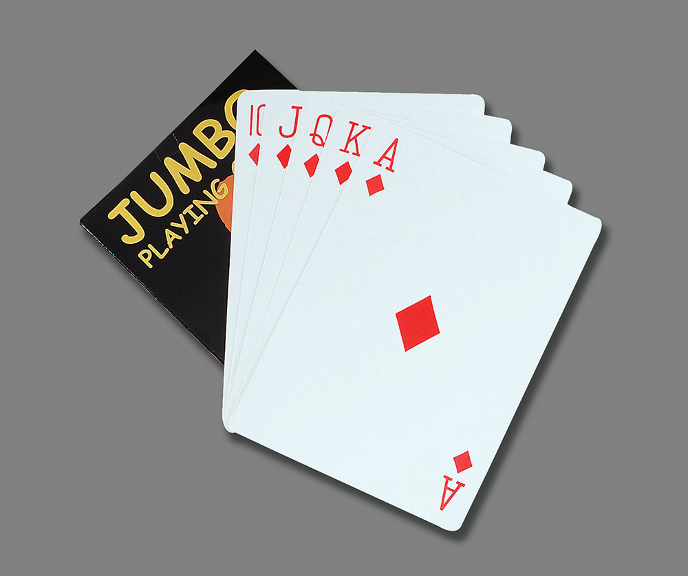 Playing Cards. Jumbo 5"x7" - Click Image to Close