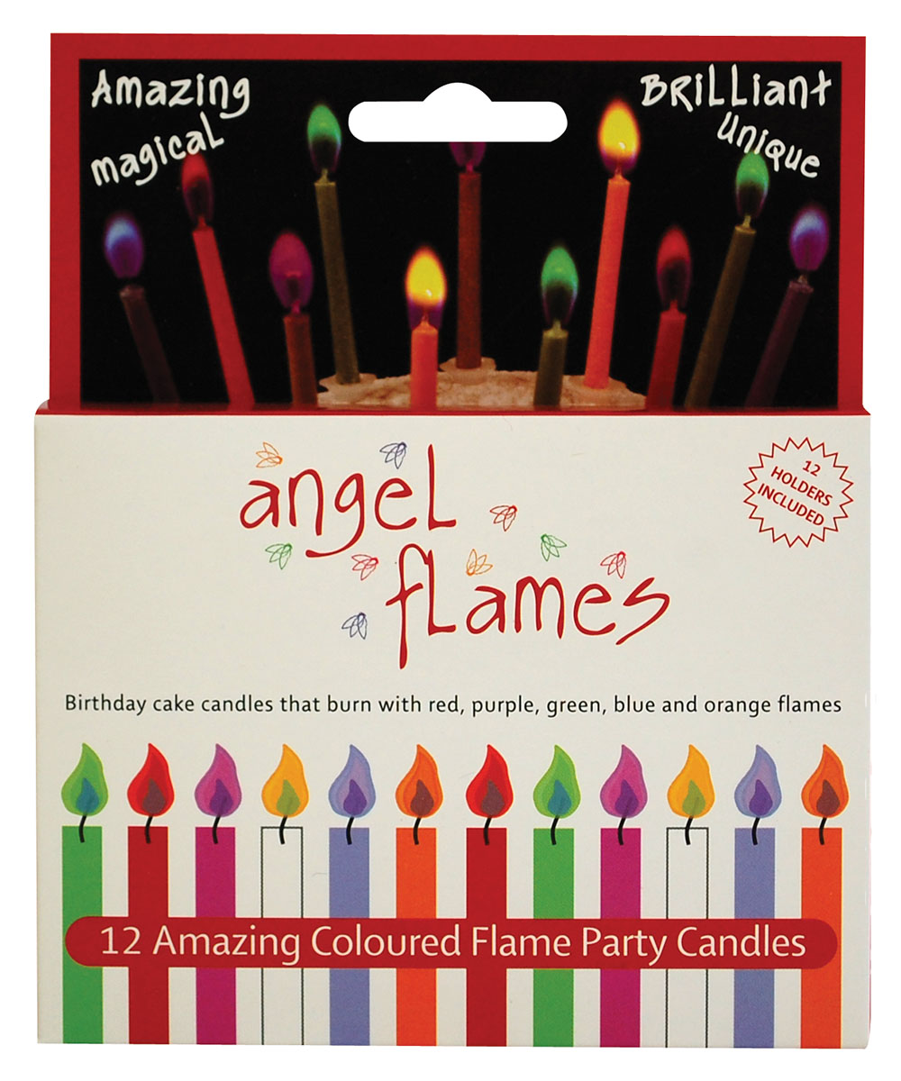 (Candles) Party Angel Flames - Click Image to Close