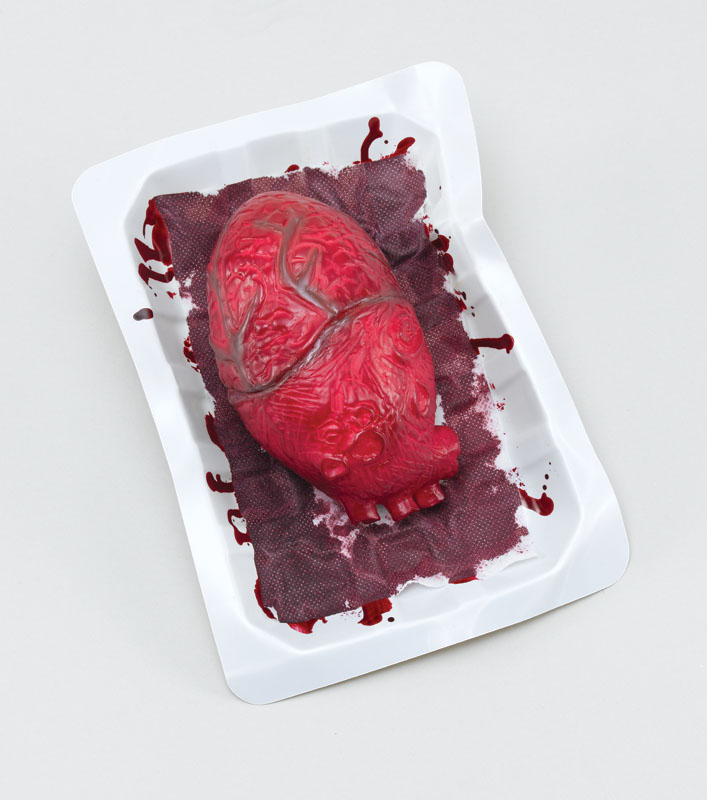 Bloody Heart In Dish
