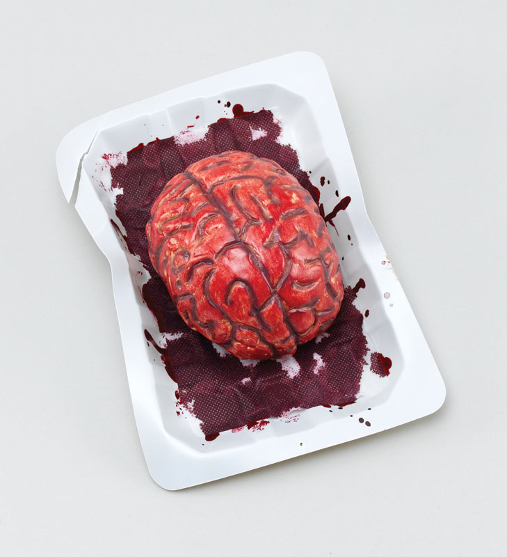 Bloody Brain In Dish