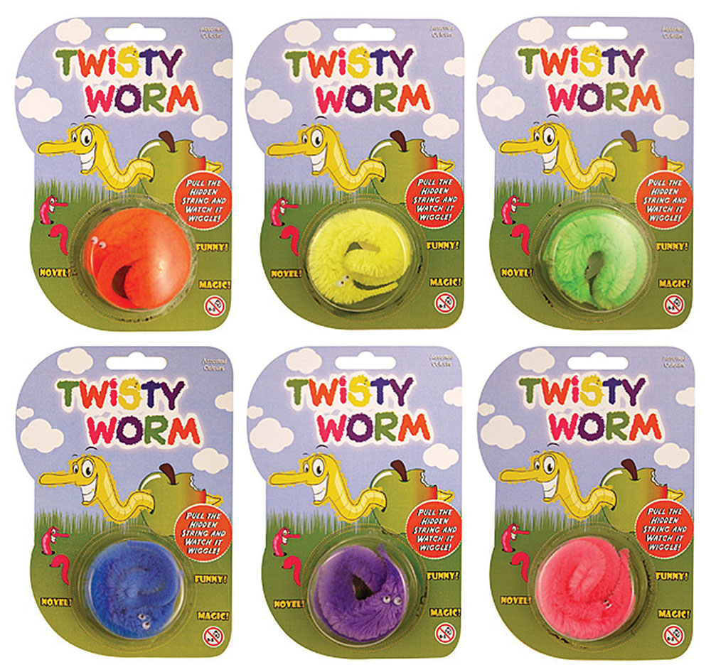 Twisty Worms (Assorted Colours)