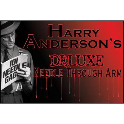 Needle Thru Arm Deluxe (BOX)(With DVD and Props) by Harry Anders