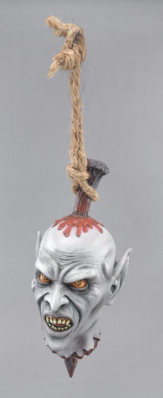 Vampire Head Prop With Stake