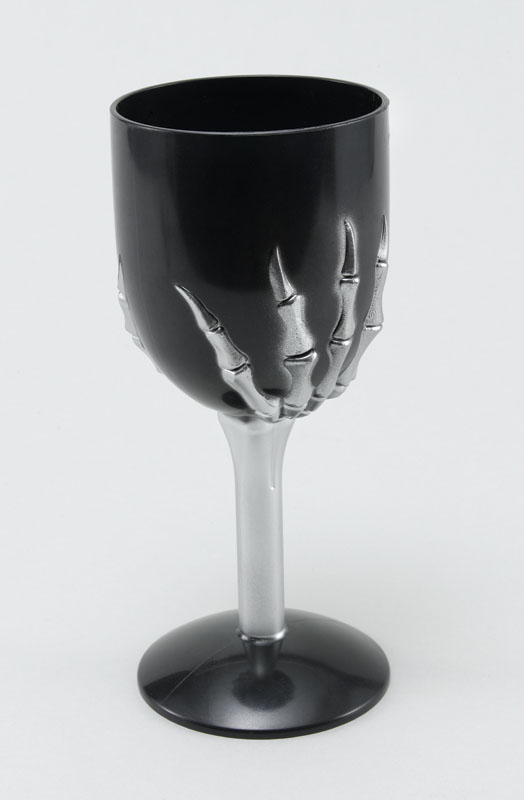 Goblet. Black / Skull Hand