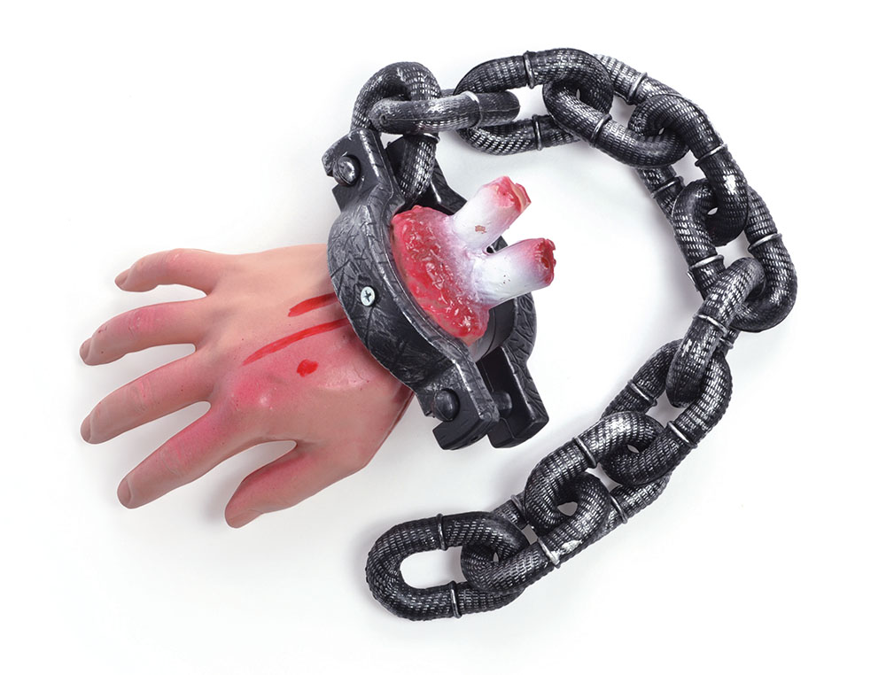 Bloody Hand On Chain