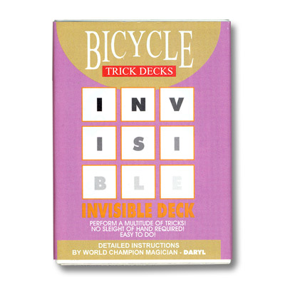 Invisible Deck Bicycle (Blue) - Trick