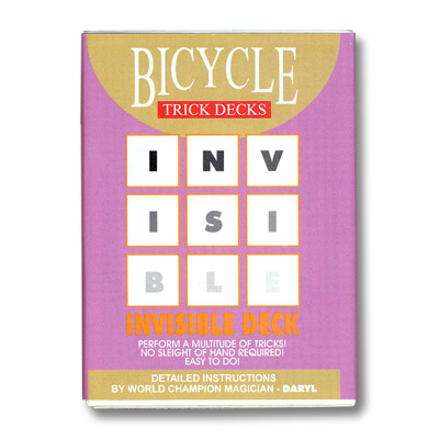 Invisible Deck Bicycle (Red) - Trick Invisible Deck Bicycle (Red) - Trick