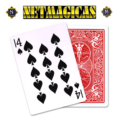 Jumbo (RED) 14 of Spades by Netmagicas - Trick