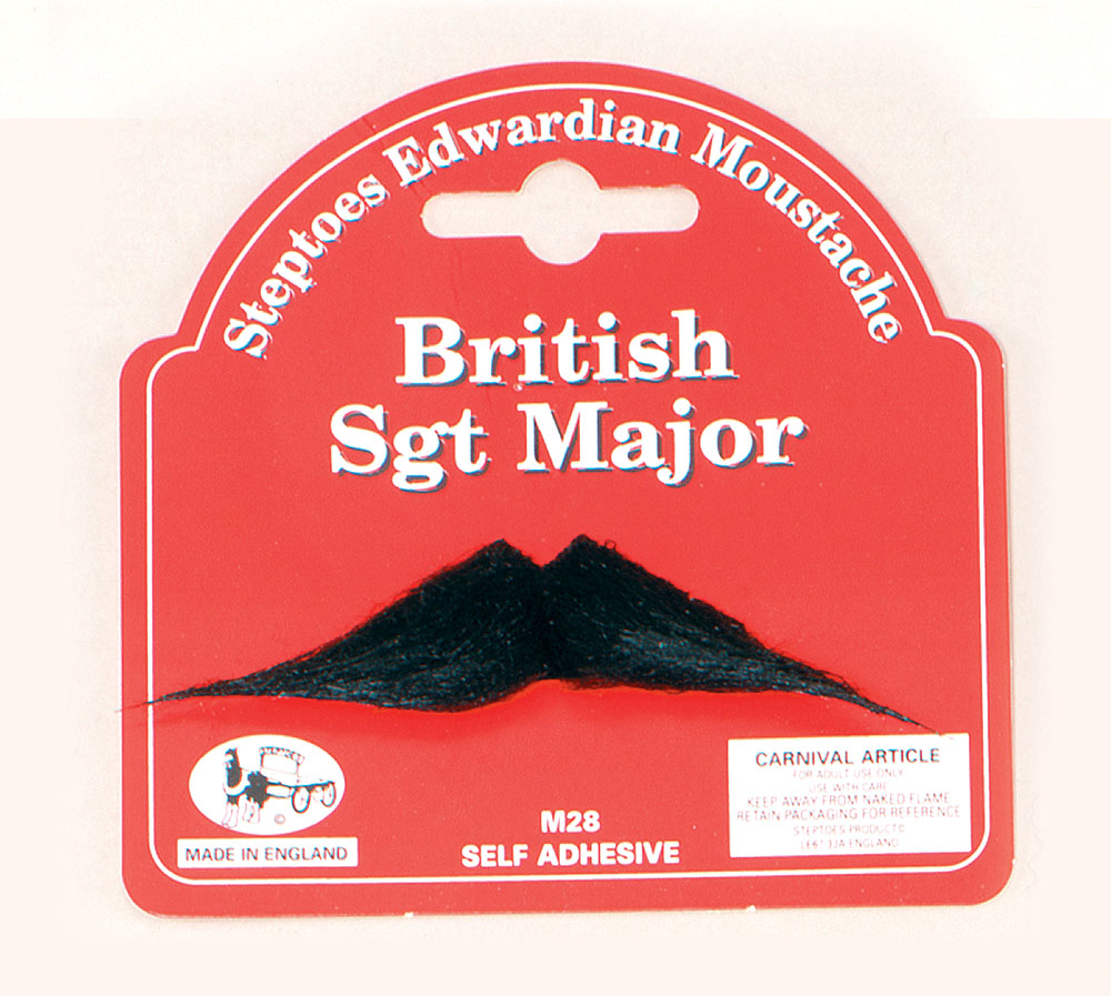 British Sgt Major Moustache