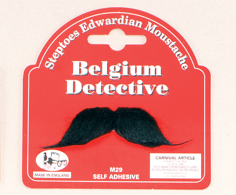 Belgium Detective Moustache