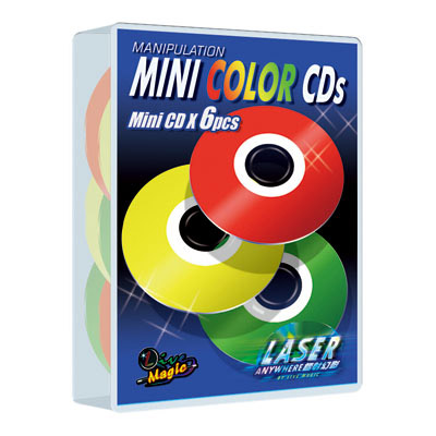 Manipulation Mini CDs (Original Shape, Colored) by Live Magic -
