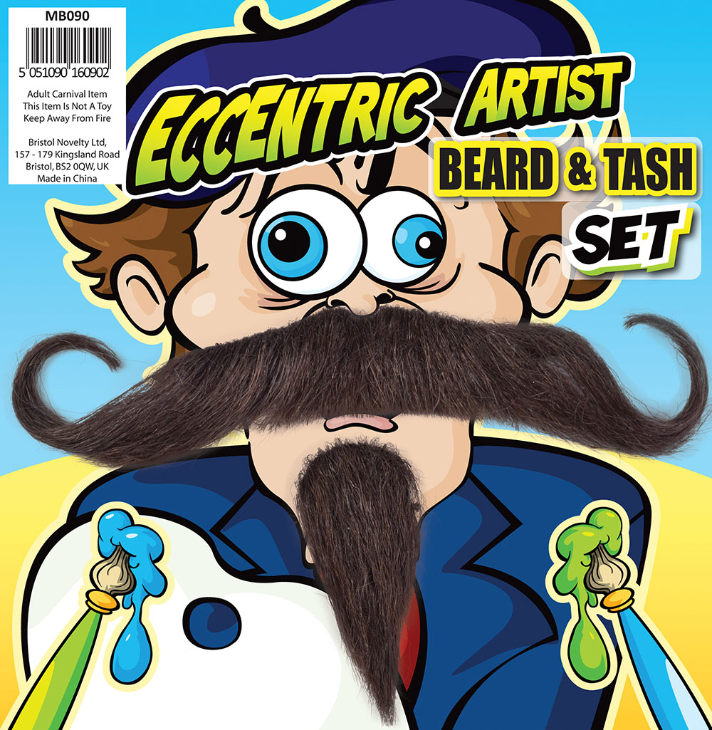 Eccentric Artist Beard & Tash
