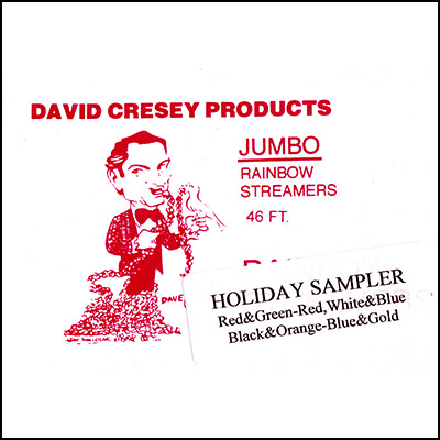 Mouth Coil 46 ft by David Cresey HOLIDAY SAMPLER (rd/grn, rwb, b