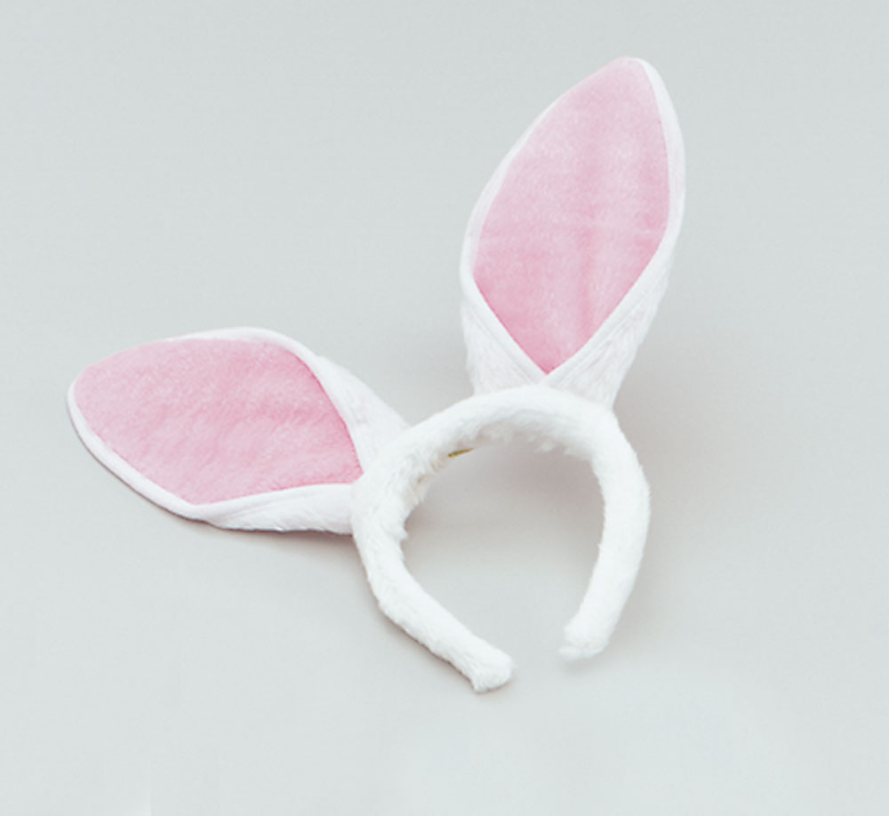 Bunny Ears On Headband. Adult