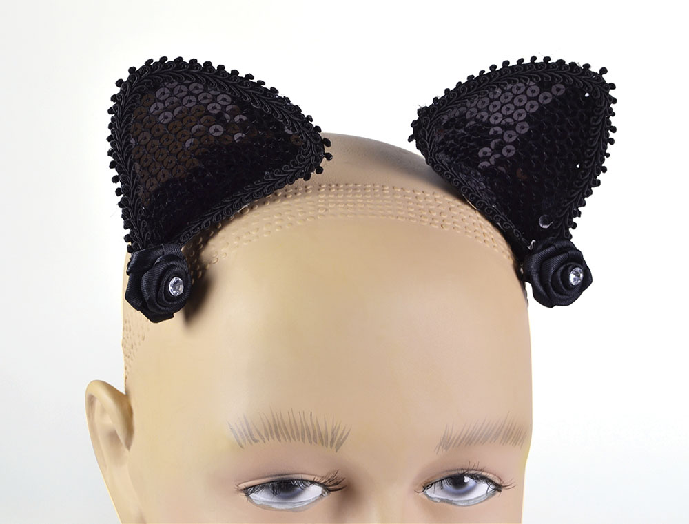Cat Ears on Hair Clip