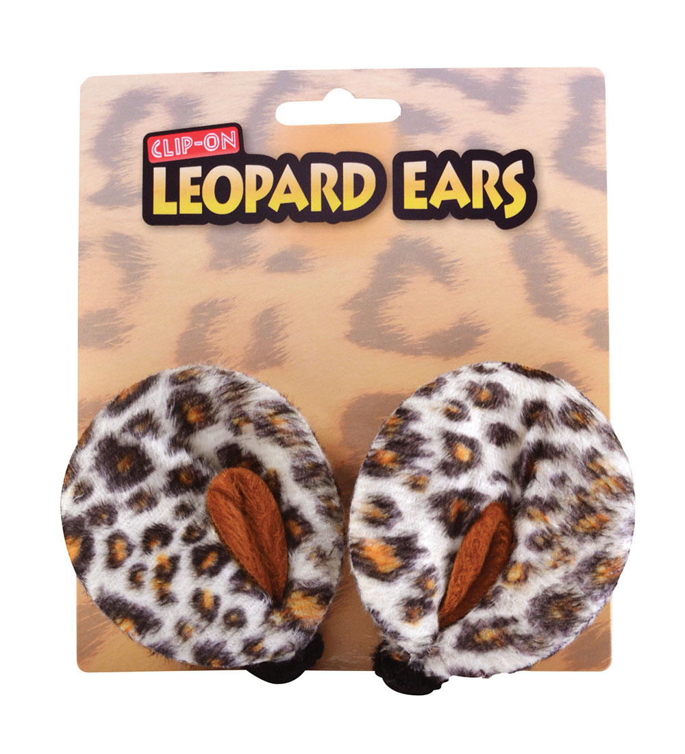Leopard Ears. Clip On **SALE**