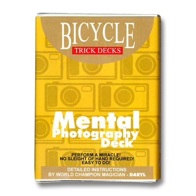 Mental Photo Deck Bicycle (Red) - Trick Mental Photo Deck Bicycle (Red) - Trick