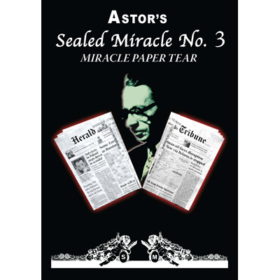Miracle Paper Tear (Sealed Miracle No.3) by Astor - Trick - Click Image to Close
