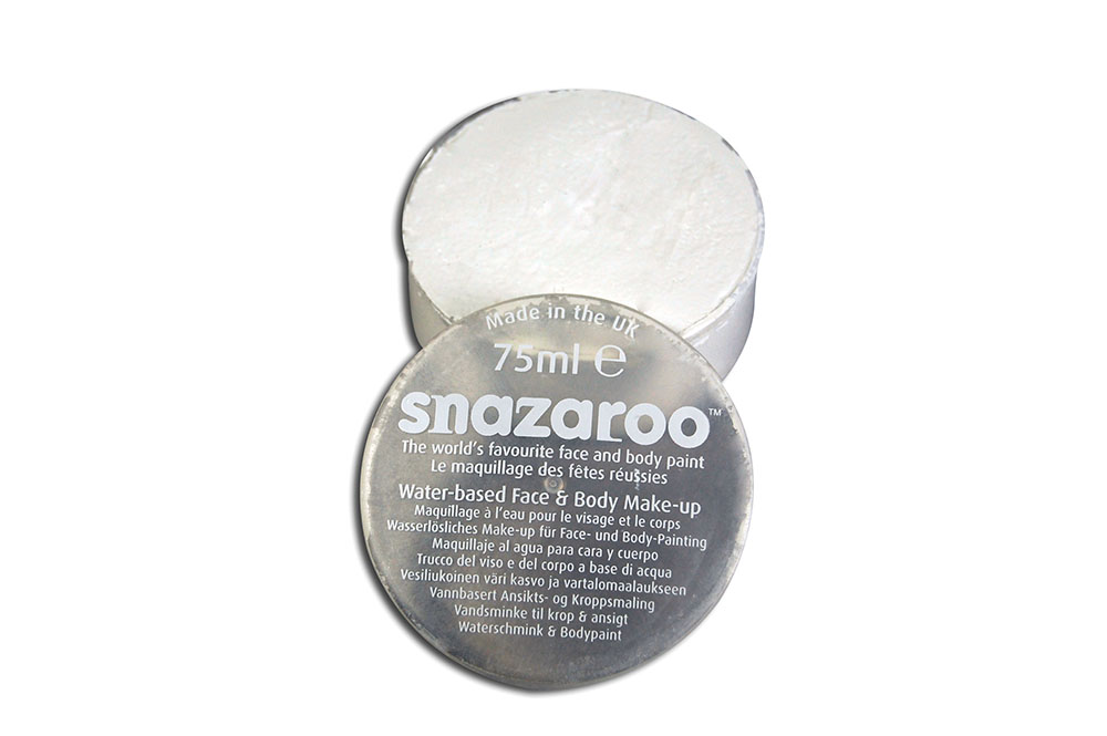 Snazaroo 75 ml Tubs, White