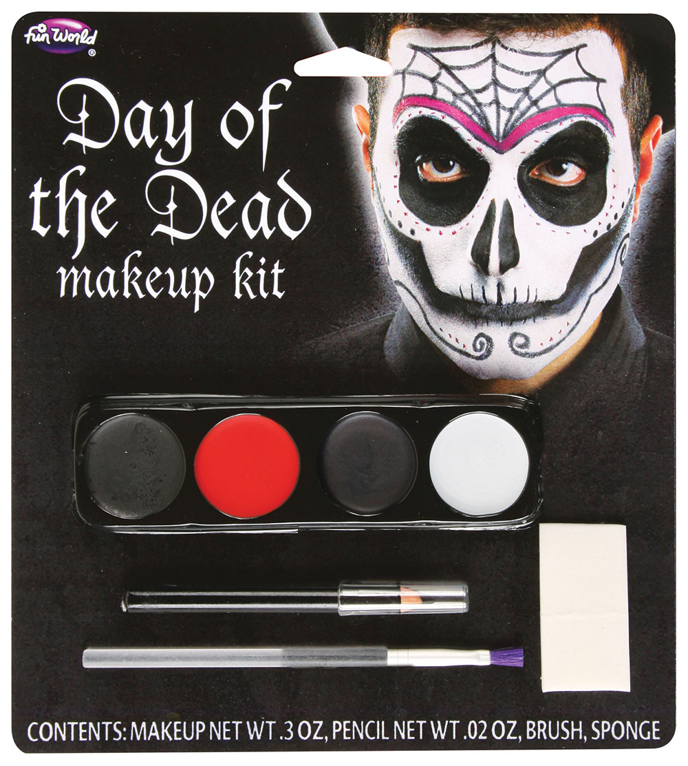 Day Of The Dead Make Up Kit (Male)