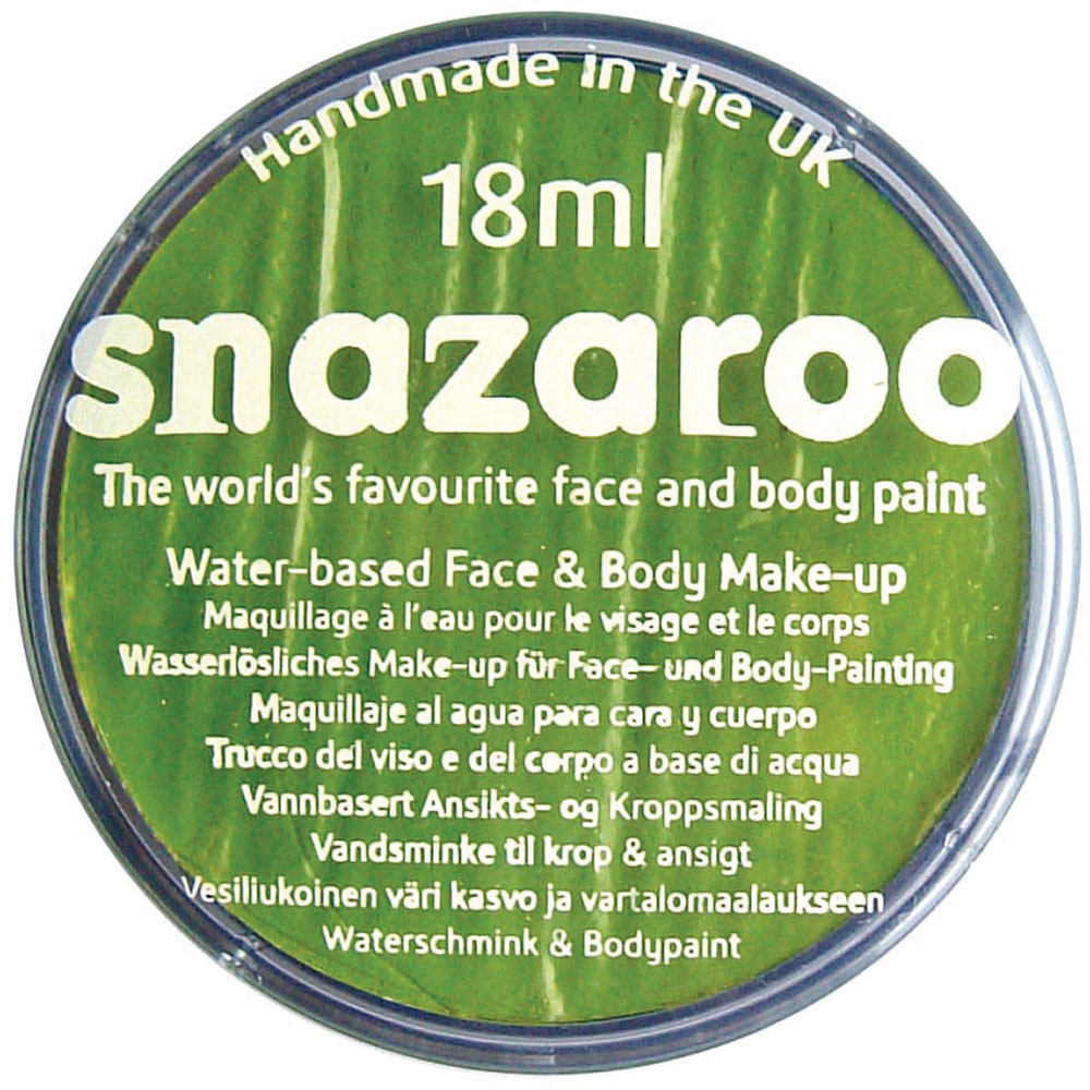 Snazaroo Lime Green 18ml Tub