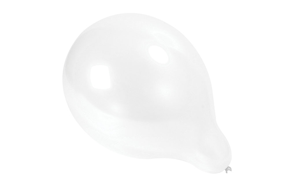 Pearlised White 12" Balloons - Click Image to Close