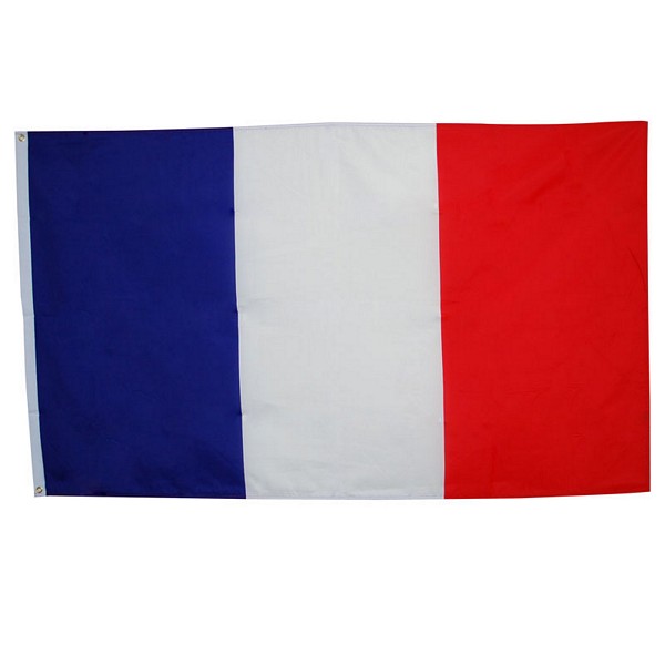 French Flag. 3' x 5'. Cloth