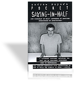 Pocket Sawing-In-Half by Andrew Mayne - Book - Click Image to Close