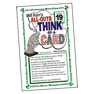 Ron Bauer Series: #19 - Milt Kort's All Outs Think of a Card Mil