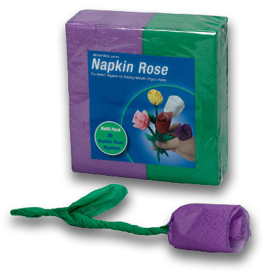 Napkin Rose - Refill (Purple) by Michael Mode - Trick