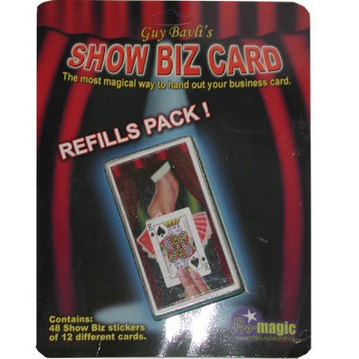 Refill Show Biz Cards Guy Bavli