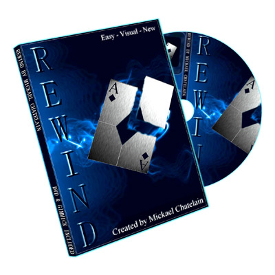 Rewind (Gimmick and DVD, BLUE) by Mickael Chatelain - Trick
