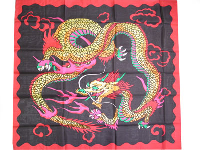 Imperial Dragon 36" silk Royal