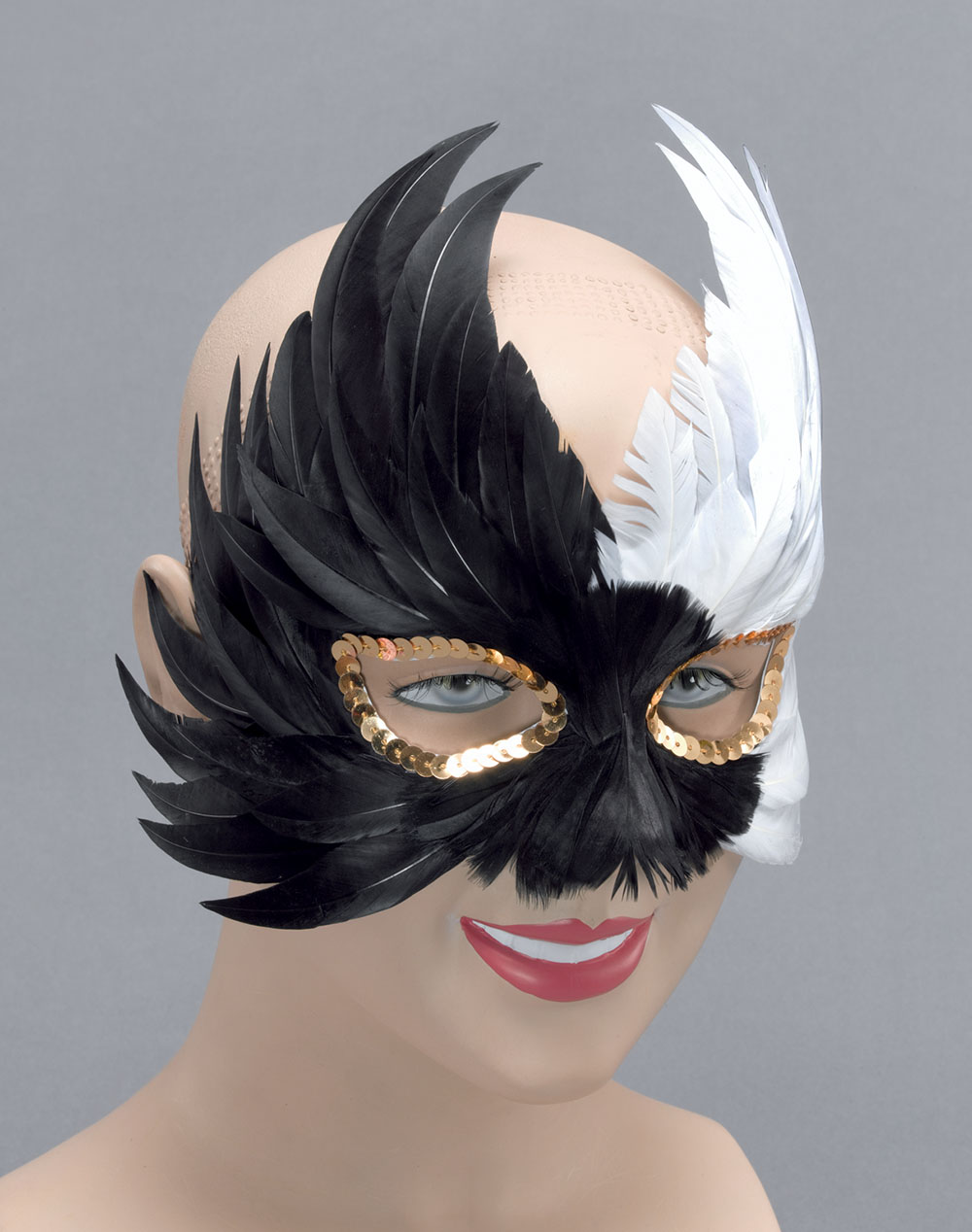 Bird Shape Feather Mask - Click Image to Close