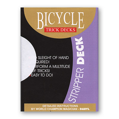 Stripper Deck Bicycle Mandolin (Red) - Trick