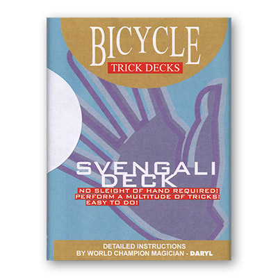 Svengali Deck Bicycle Mandolin (Red) - Trick