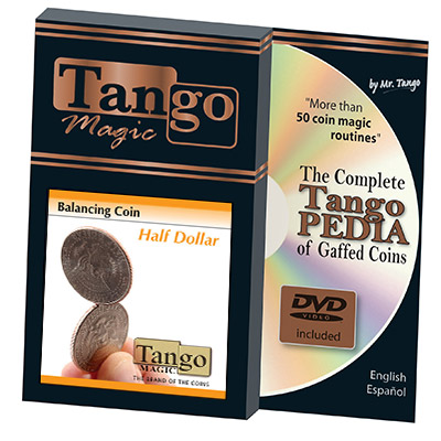 Balancing Coin (Half Dollar w/DVD) by Tango Magic - Trick (D0067